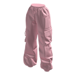 Pink Cargo Sweatpants
