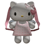 ♡ pink cartoon kitty backpack