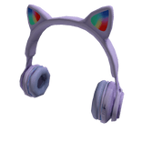 Pink Cat Ear Headphones - Cute Anime Aesthetic UGC