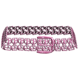 pink chain belt