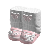 Pink Charm Doll Platform Shoes