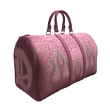 Pink Cheetah Flame Duffel Bag