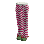 Pink Christmas Elf Pajama Pants