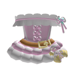 Pink Christmas Santa off-shoulder ruffled dress