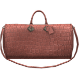 ✤ PINK CROCODILE LEATHER DUFFLE BAG