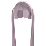 ♡ : pink cross pastel goth y2k long pigtails 