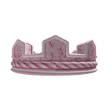 Pink Crown-fetti Cake Cute Add-on
