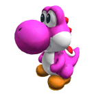 Pink Cute Baby Yoshi Friend
