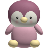 Pink Cute Penguin Plushie Backpack
