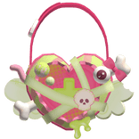 pink cute zombie retro nurse neon creepy purse