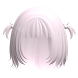 ♡ Pink Cutecore School Girl Bob W Pigtails & Clip