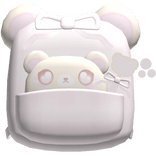 ♡ : pink cutecore silly bubbly bear backpack
