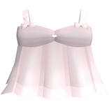 pink cutesy kitty bow ruffle flowy dress