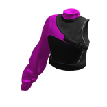 Pink Cyberpunk Asymmetrical Top