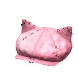 Pink Denim Emo Kitty Cap