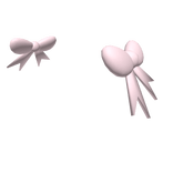 Pink Double Hair Bows