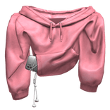 Pink Draped Hoodie & Phone 1.0