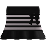 ♡ cute black & pink striped ruffle dress w bow