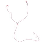 pink earbuds headphones