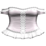 pink emo gothic protagonist off shoulder dress
