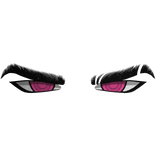pink eyes