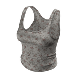 Pink Floral Tank Top 