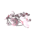 Pink Flower Pedal Crown