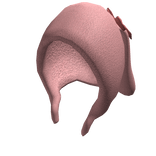 Pink Fluffy easter bunny hat