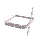 ♡ : pink frilly knife thigh garter belt 