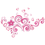 Pink Frutiger Aero Floral Swirls Aura Y2K