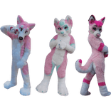 Pink Furry Cutout