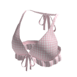 Pink Gingham Summer Top