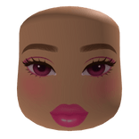 Pink Glam Makeup Face