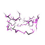 Pink Glitched Lightning Aura Bottom