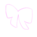 Pink Glowing Bow for Korblox
