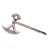 Pink golden heart axe in waist