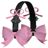 pink gothic headband