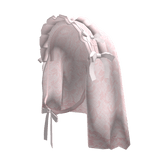 † pink gothic victorian lace veil headpiece