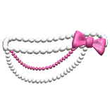 Pink Gyaru Pearly Waist Chains Bow Harajuku Cute