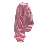 Pink Half Raised Baggy Sweatpants