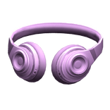 Pink Headphones Neck