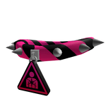 Pink Health Warning Caution Collar