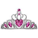 pink heart tiara