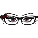 Pink Hello Kitty Black Frame