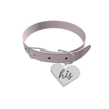 pink his heart puppy necklace