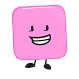 Pink Ice Cube BFDI Shoulder Pal(DYNAMIC HIGHLIGHT)