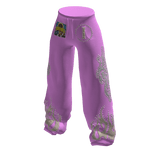 Pink Indische Y2K Baggy Pants 5%