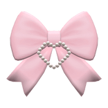 pink jirai kei pastel kawaii front bow tie ribbon