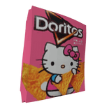 Pink Kawaii Kitty Chips Bag