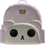 ꒰ ﹒Pink Kawaii White Bear Backpack ♡